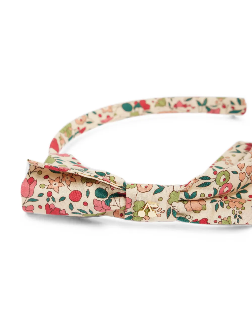 Bonpoint Jin haarband met bloemenprint Beige