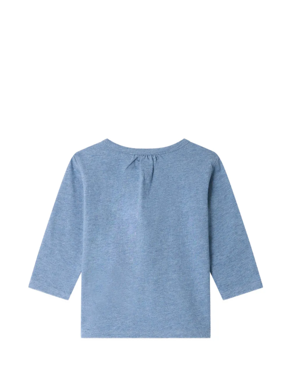 Bonpoint T-shirt met kersenkant Blauw
