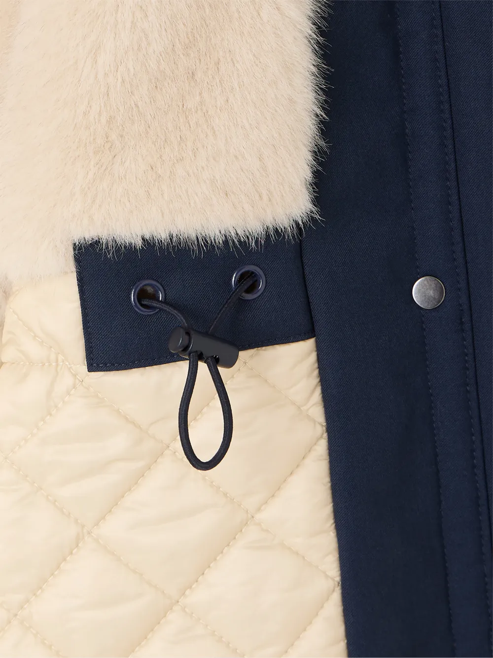 Bonpoint Mirella parka Blauw