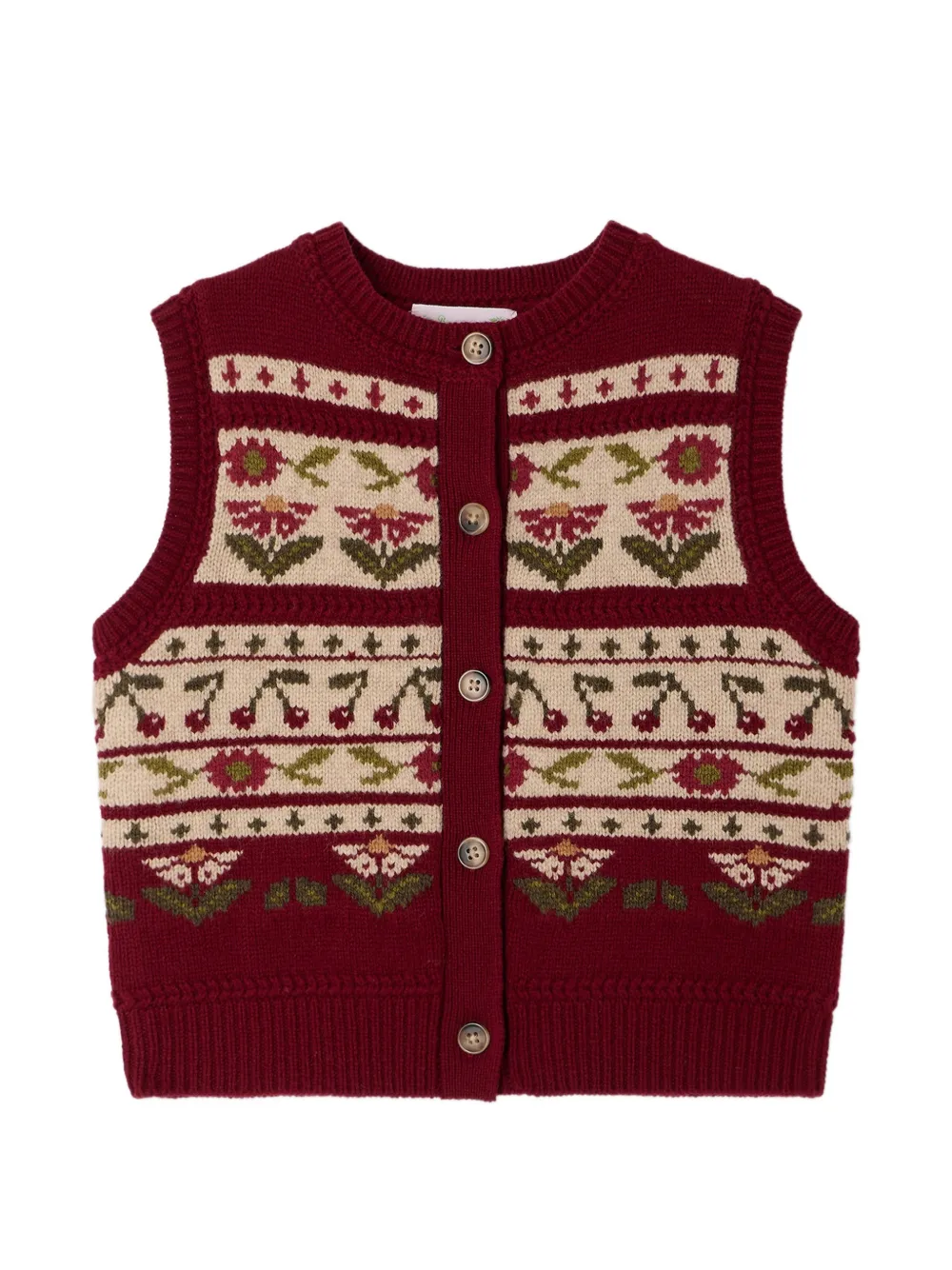 Bonpoint Cardigan Meriam - Rosso
