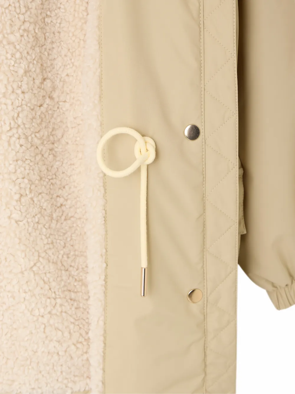 Bonpoint Monica jack met capuchon Beige