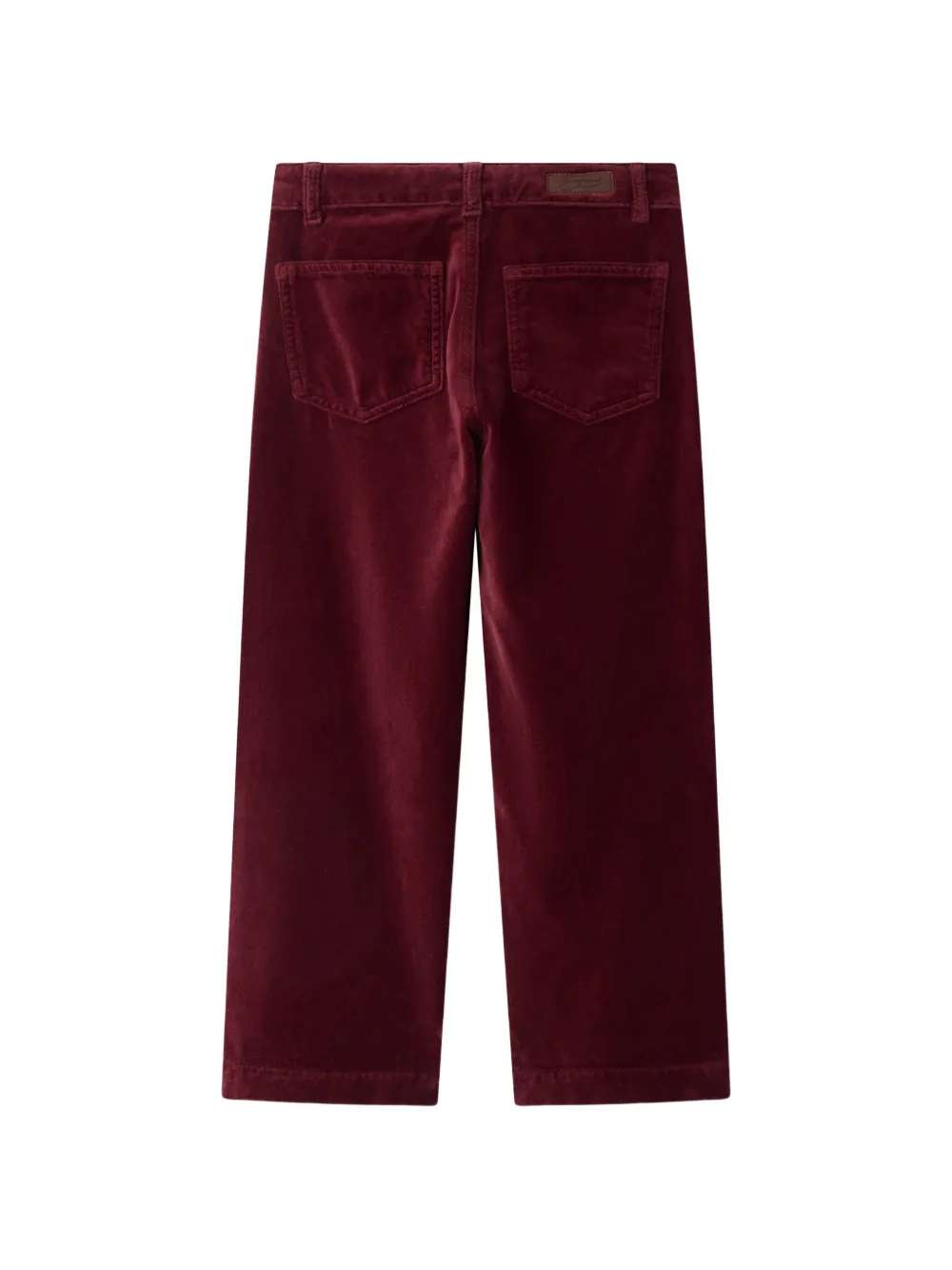 Bonpoint Gersande ribfluwelen broek Rood