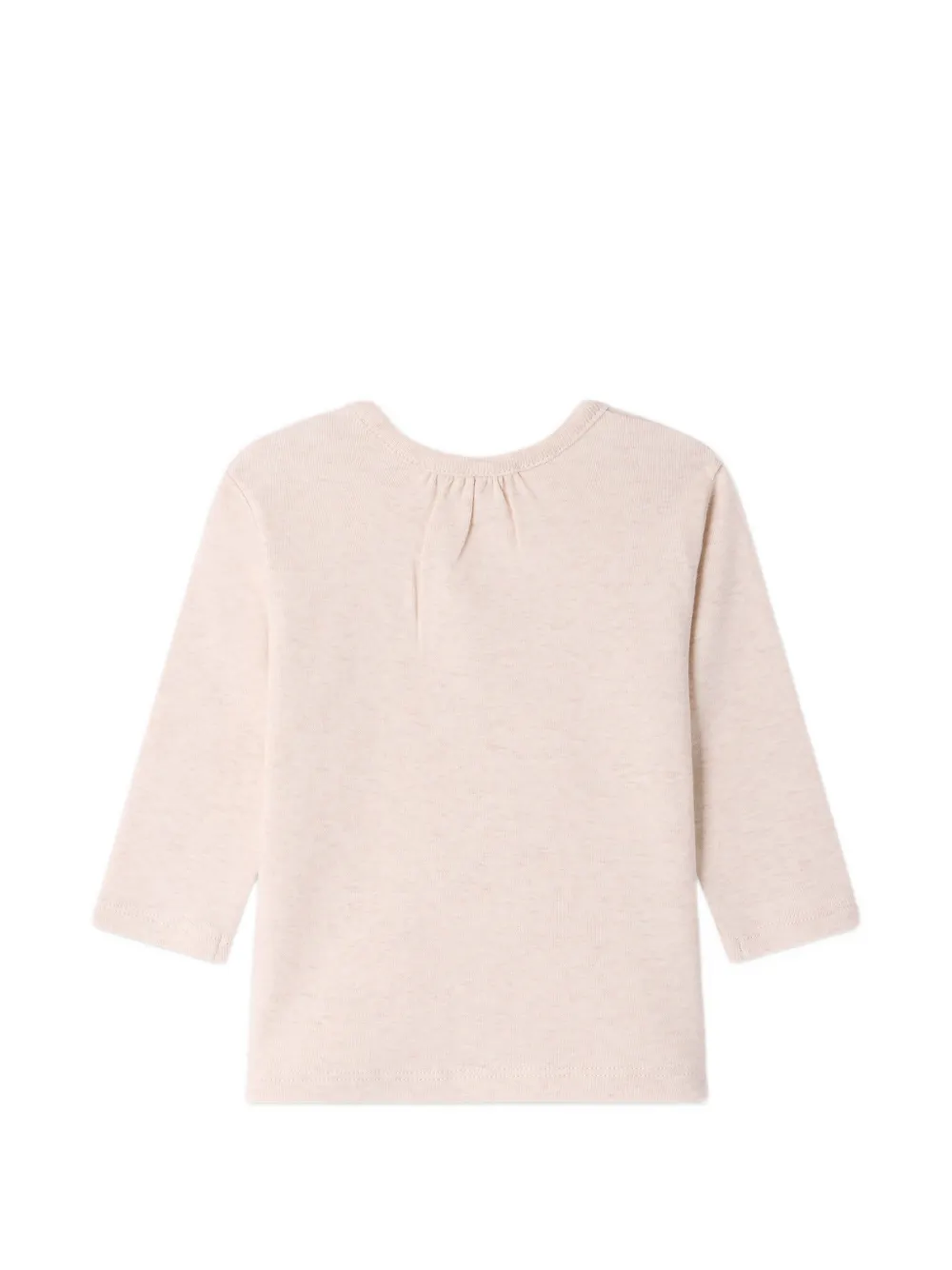 Bonpoint Tahsina T-shirt met bloemenprint en lange mouwen Beige