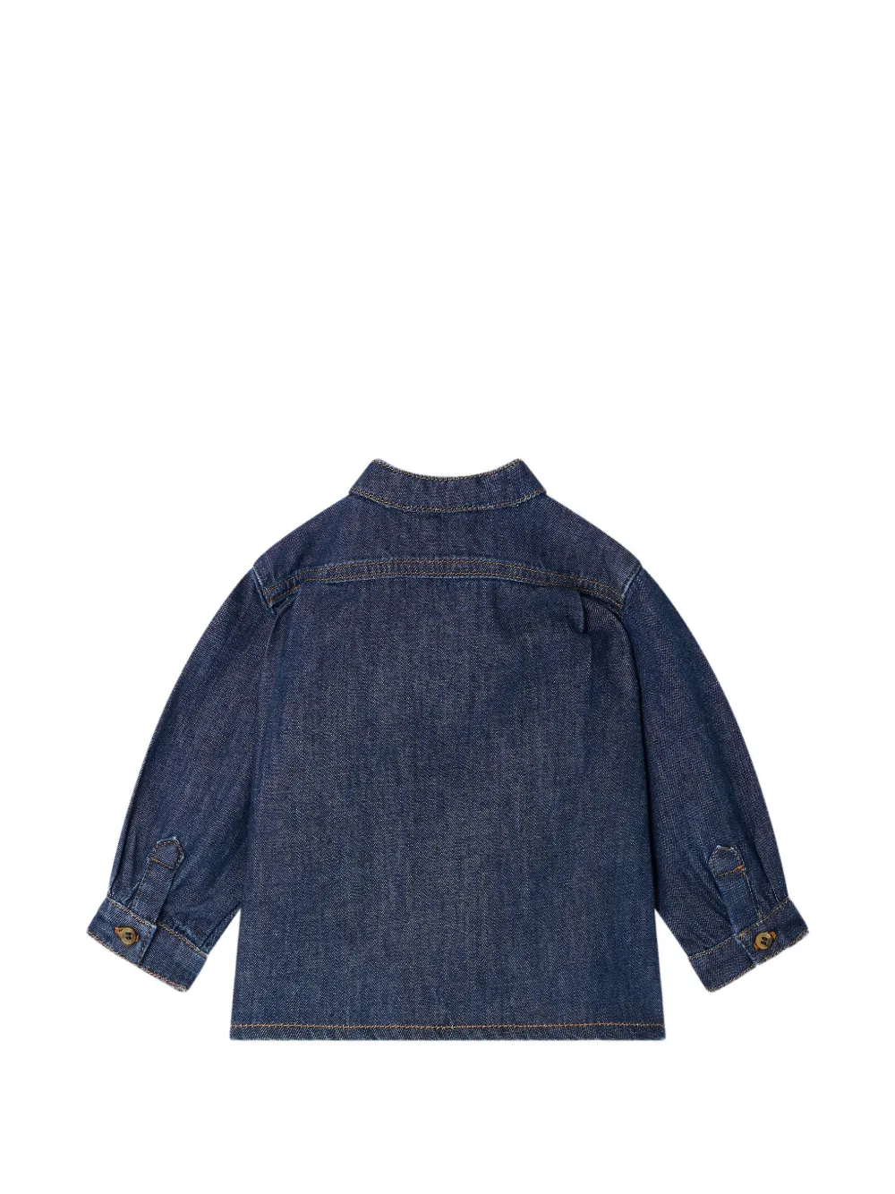 Bonpoint Jace denim overhemd met knopen Blauw