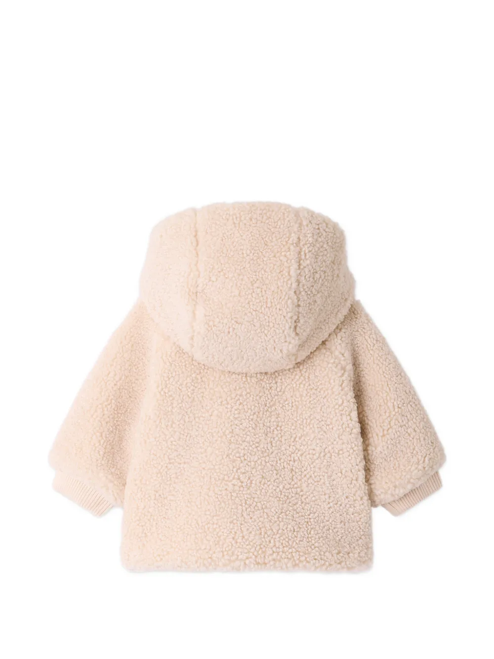 Bonpoint Thala fleece jack met capuchon Beige
