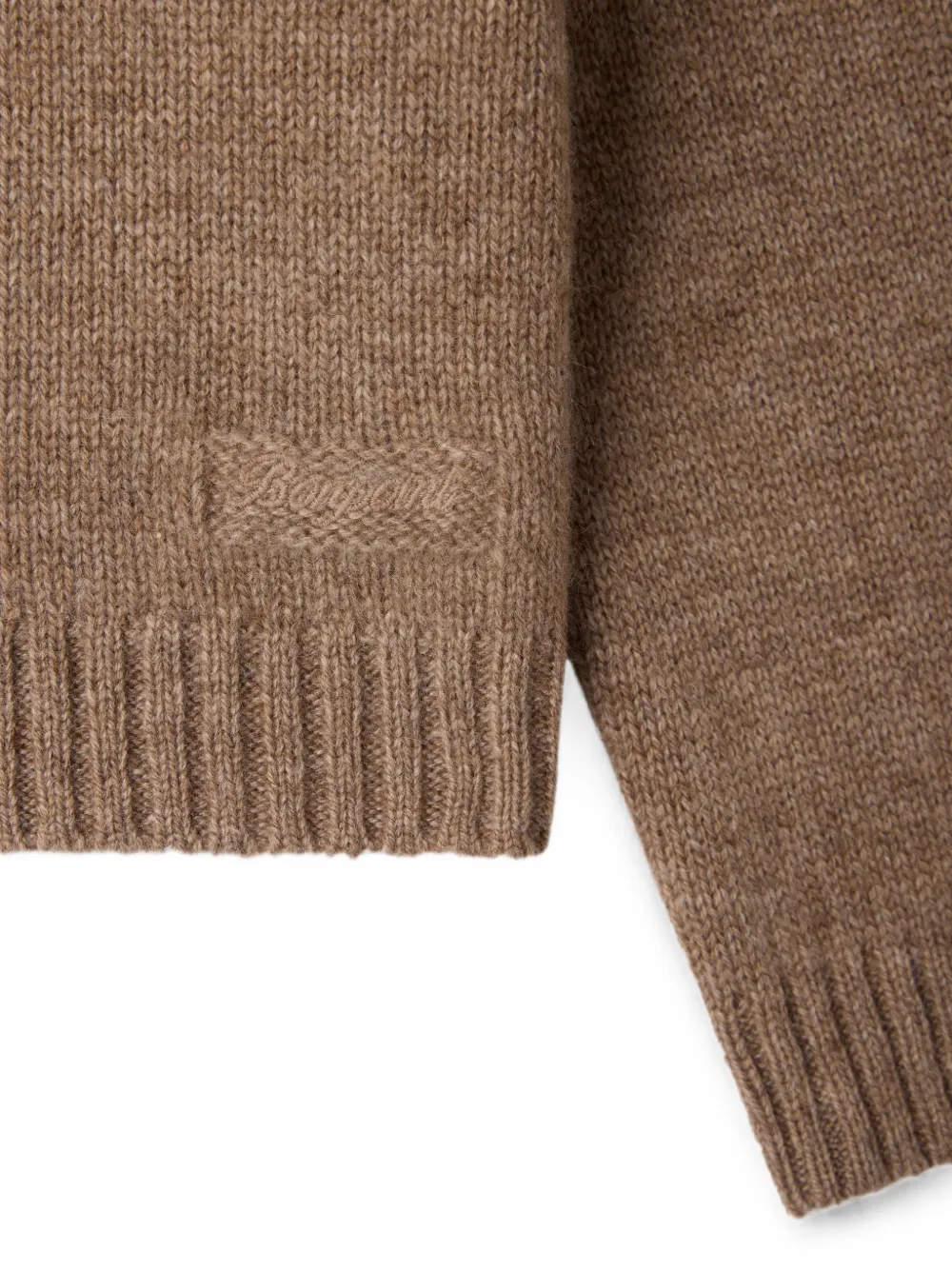 Bonpoint Garfield vest met streepafwerking Bruin