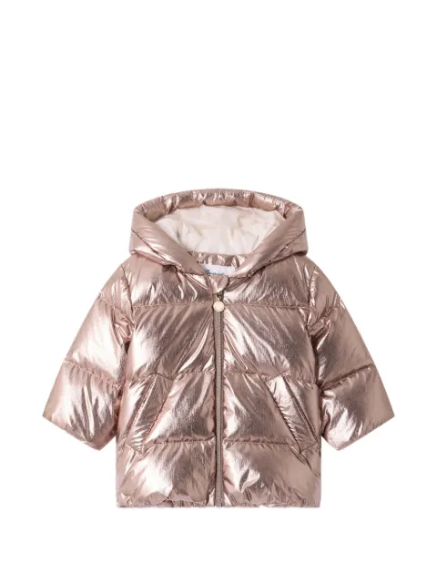 Bonpoint Bozen Kapuzenmantel im Metallic-Look