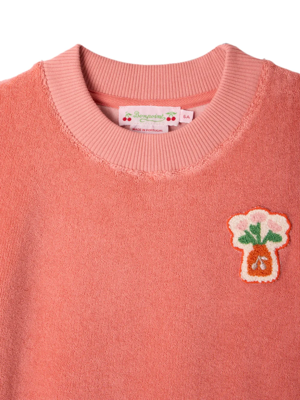 Bonpoint Marceline jurk met opgestikt detail Roze