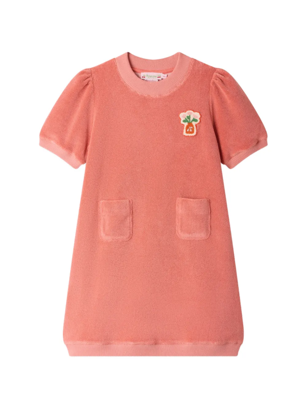 Bonpoint Marceline patch-detail dress - Rosa