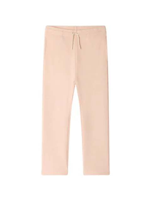 Bonpoint cherry-embroidered drawstring track pants