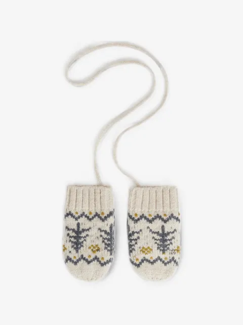 Bonpoint Thuri Fair Isle-knit mittens