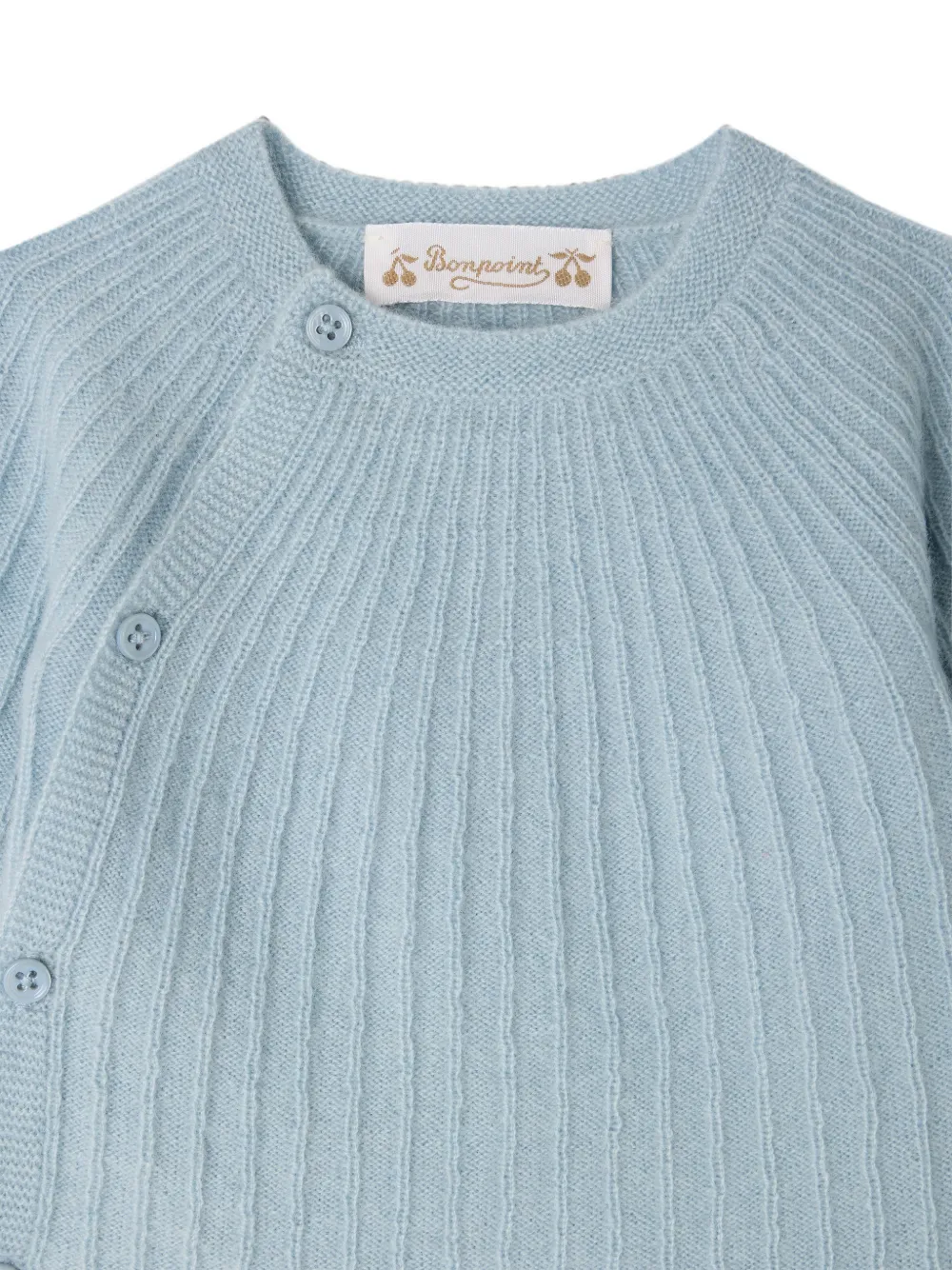 Bonpoint Ging vest en broek Blauw