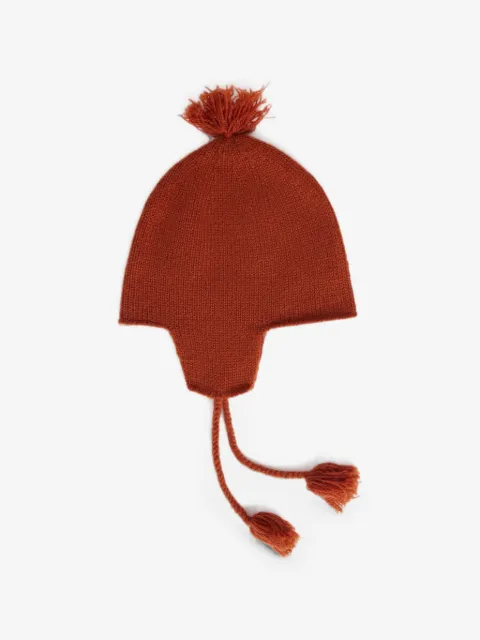 Bonpoint Tinna pompom-detail beanie hat