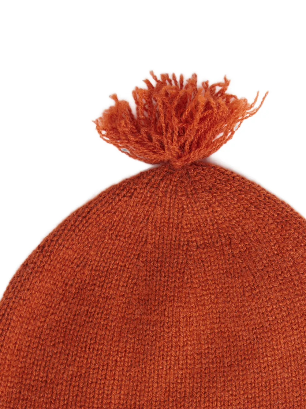 Bonpoint Tinna muts met pompon Oranje