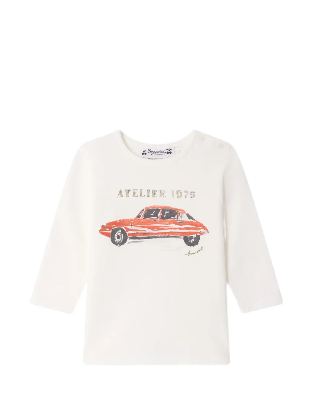 Bonpoint Tahsin graphic-print T-shirt - Weiß