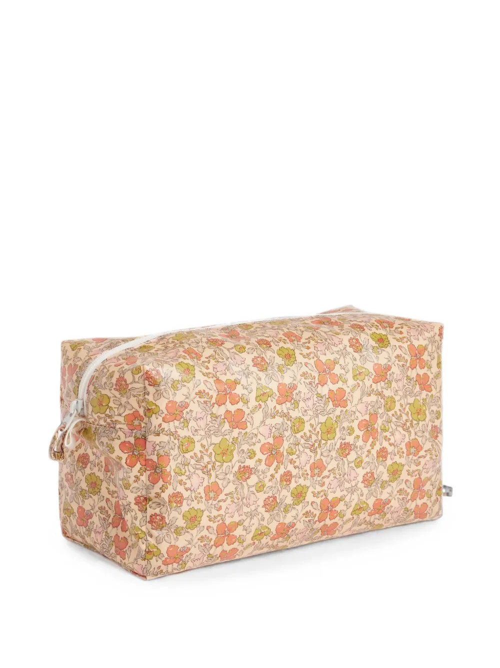 Bonpoint Katoenen toilettas met print Beige