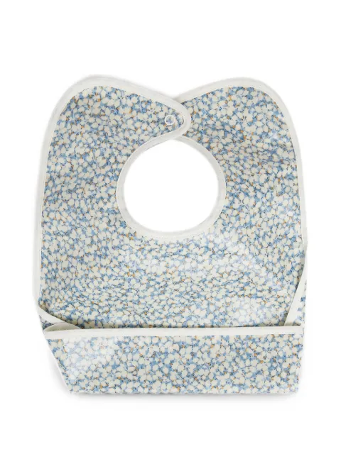 Bonpoint floral-print press-stud bib