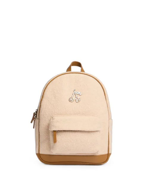 Bonpoint crystal-embellished cashmere backpack