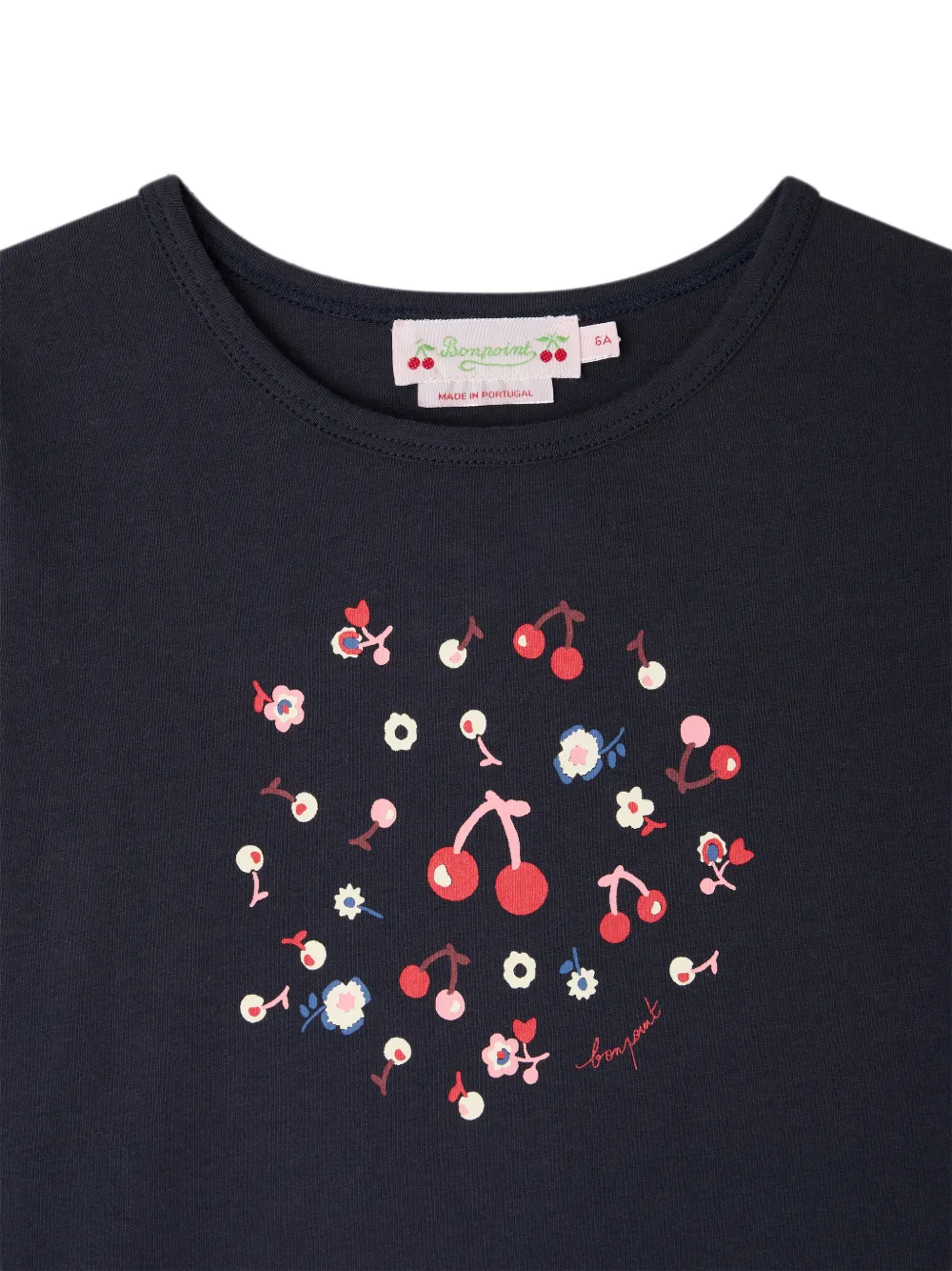 Bonpoint Tidjiane T-shirt met lange mouwen Blauw