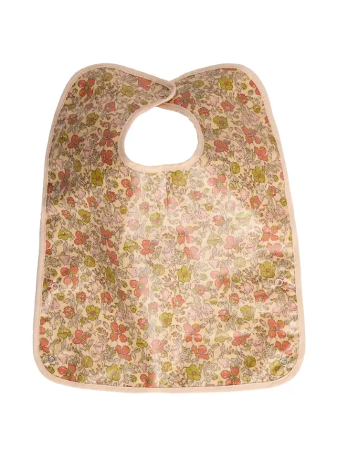 Bonpoint floral-print press-stud bib
