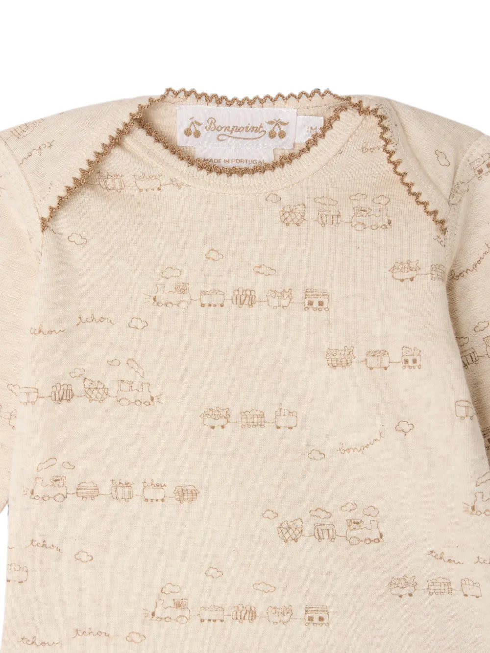 Bonpoint Timini T-shirt en broek Beige