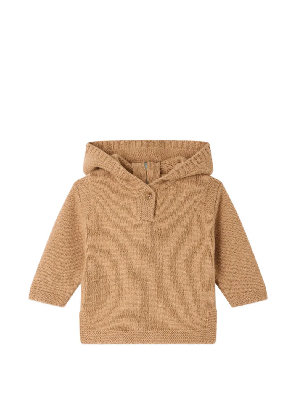 Bonpoint Felpa Tainy con cappuccio - Marrone