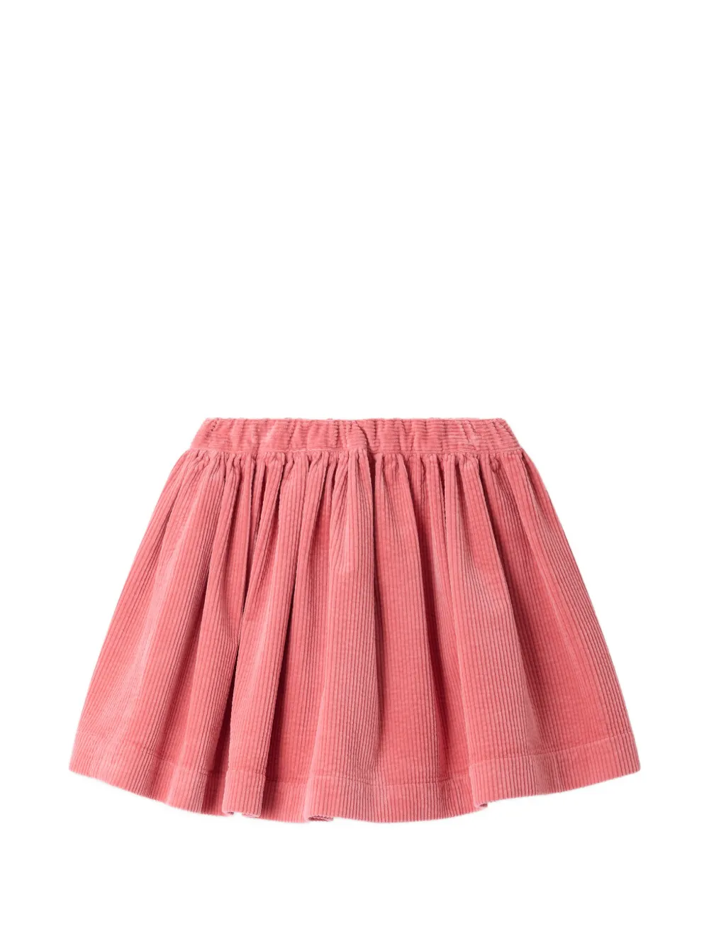 Bonpoint Suzon ribfluwelen rok met plooien Roze