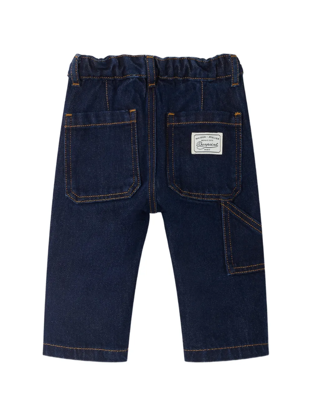Bonpoint Gaspar straight jeans Blauw