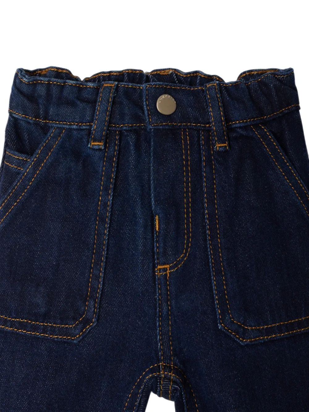 Bonpoint Gaspar straight jeans Blauw