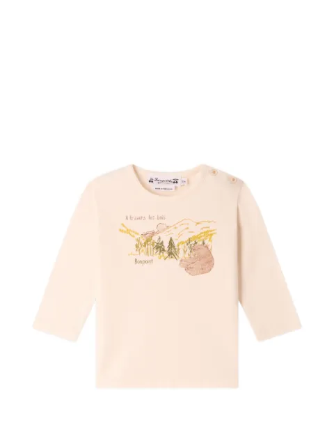 Bonpoint graphic-print long-sleeve T-shirt
