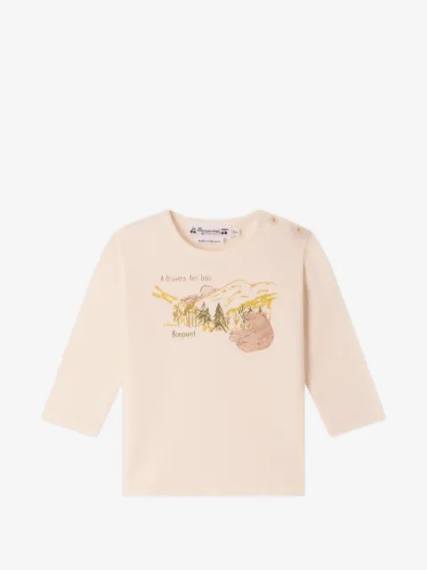 Bonpoint graphic-print long-sleeve T-shirt