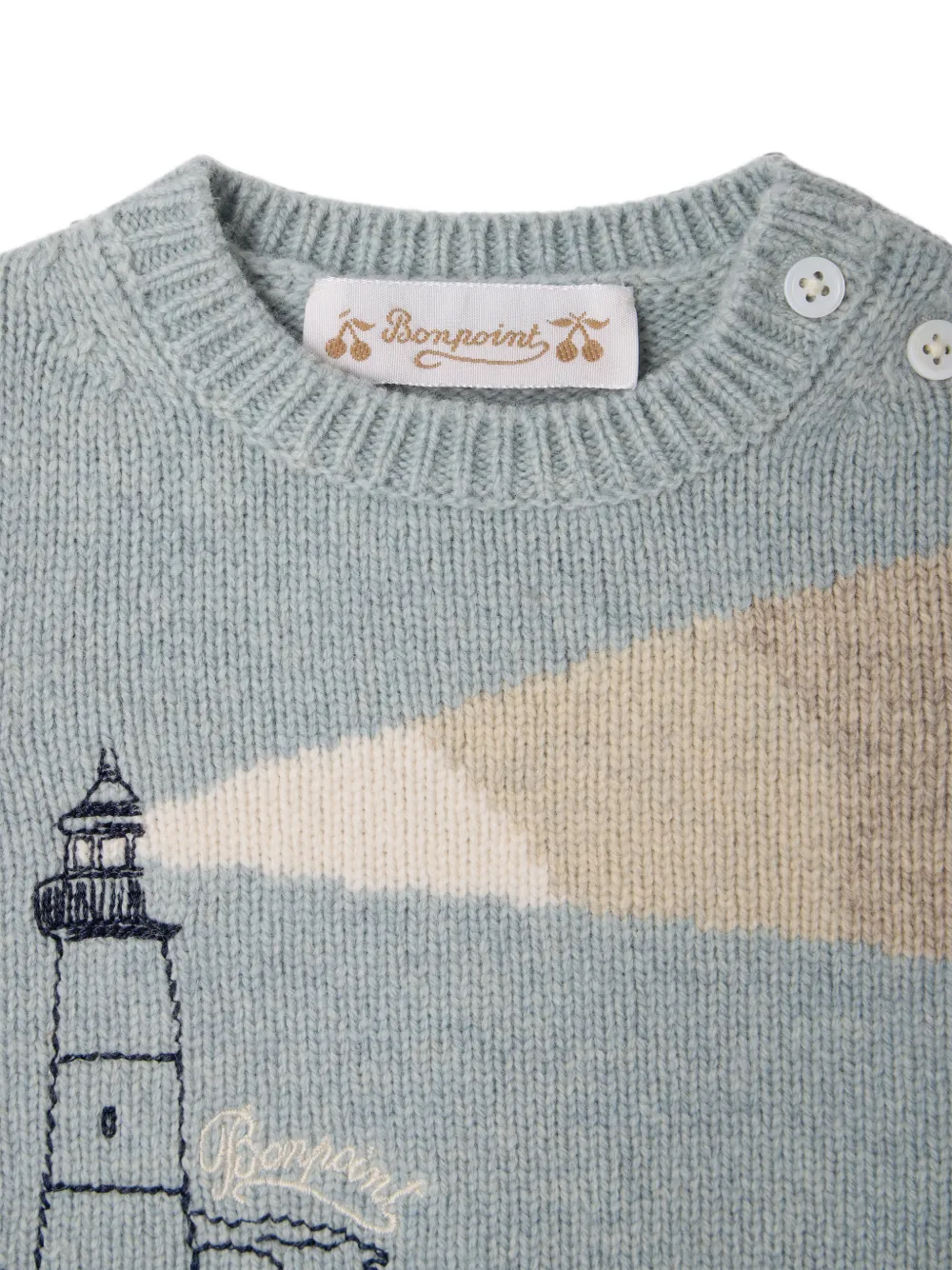 Bonpoint Leandre trui en broek Blauw