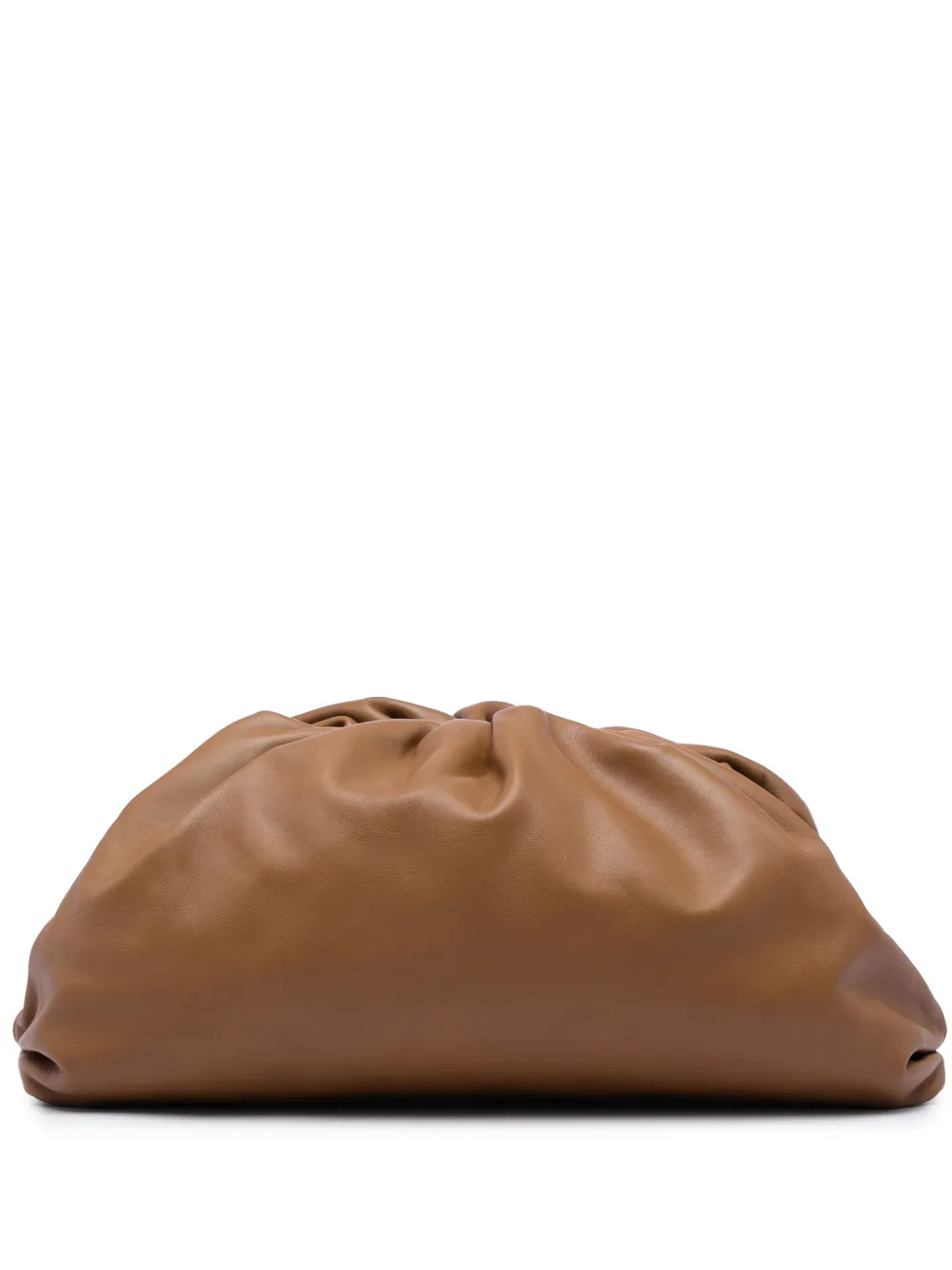 Bottega Veneta Pre-Owned 2012-2026 Lambskin The Pouch clutch bag - Marrone