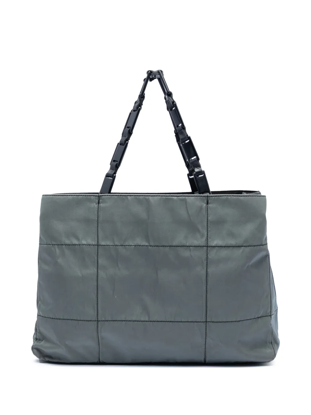 Prada Pre-Owned 2000-2013 Impuntu Tessuto Chain tote bag - Grigio