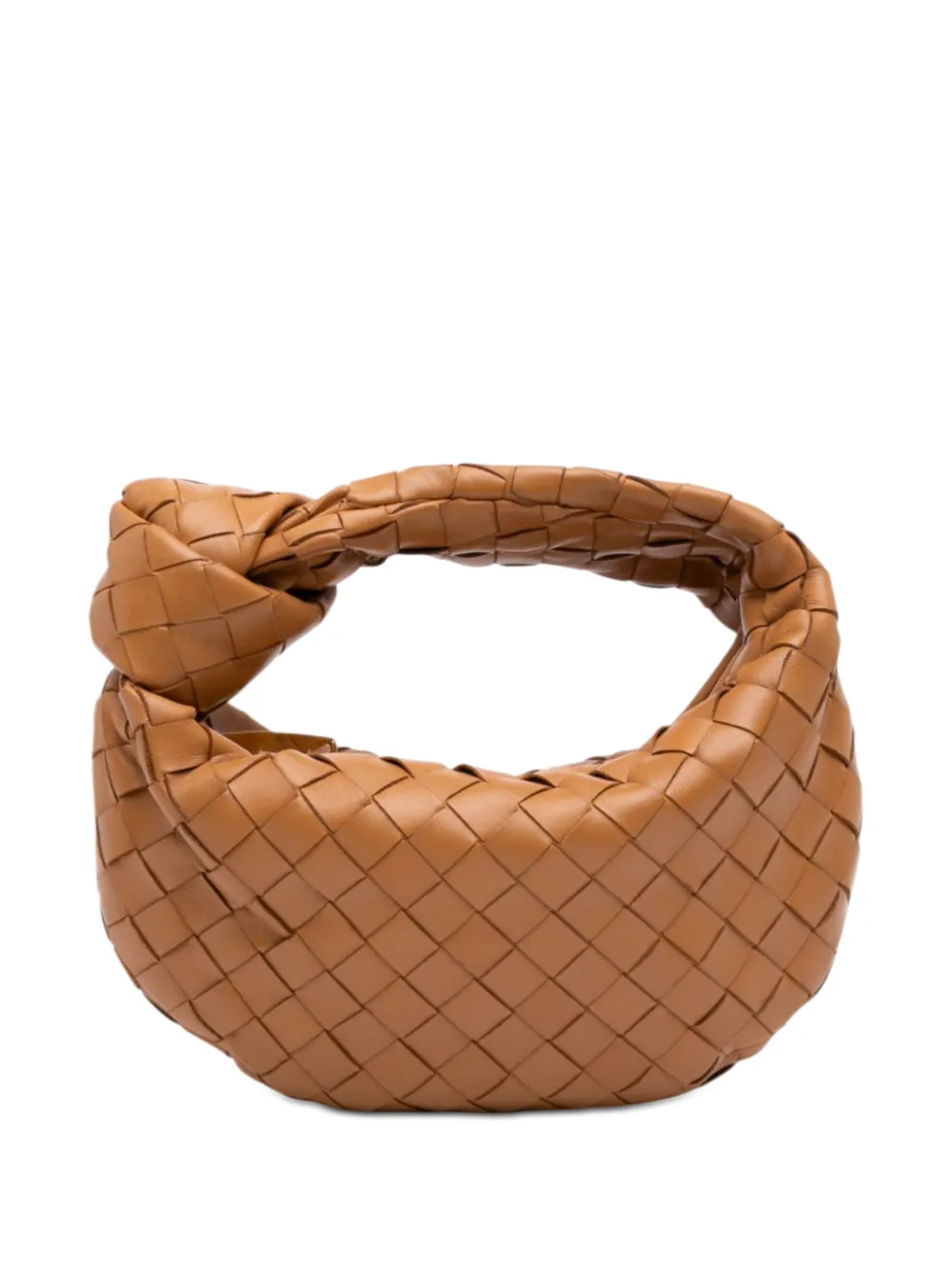 Bottega Veneta Pre-Owned 2012-2026 Mini Nappa Intrecciato Jodie hobo bag - Marrone