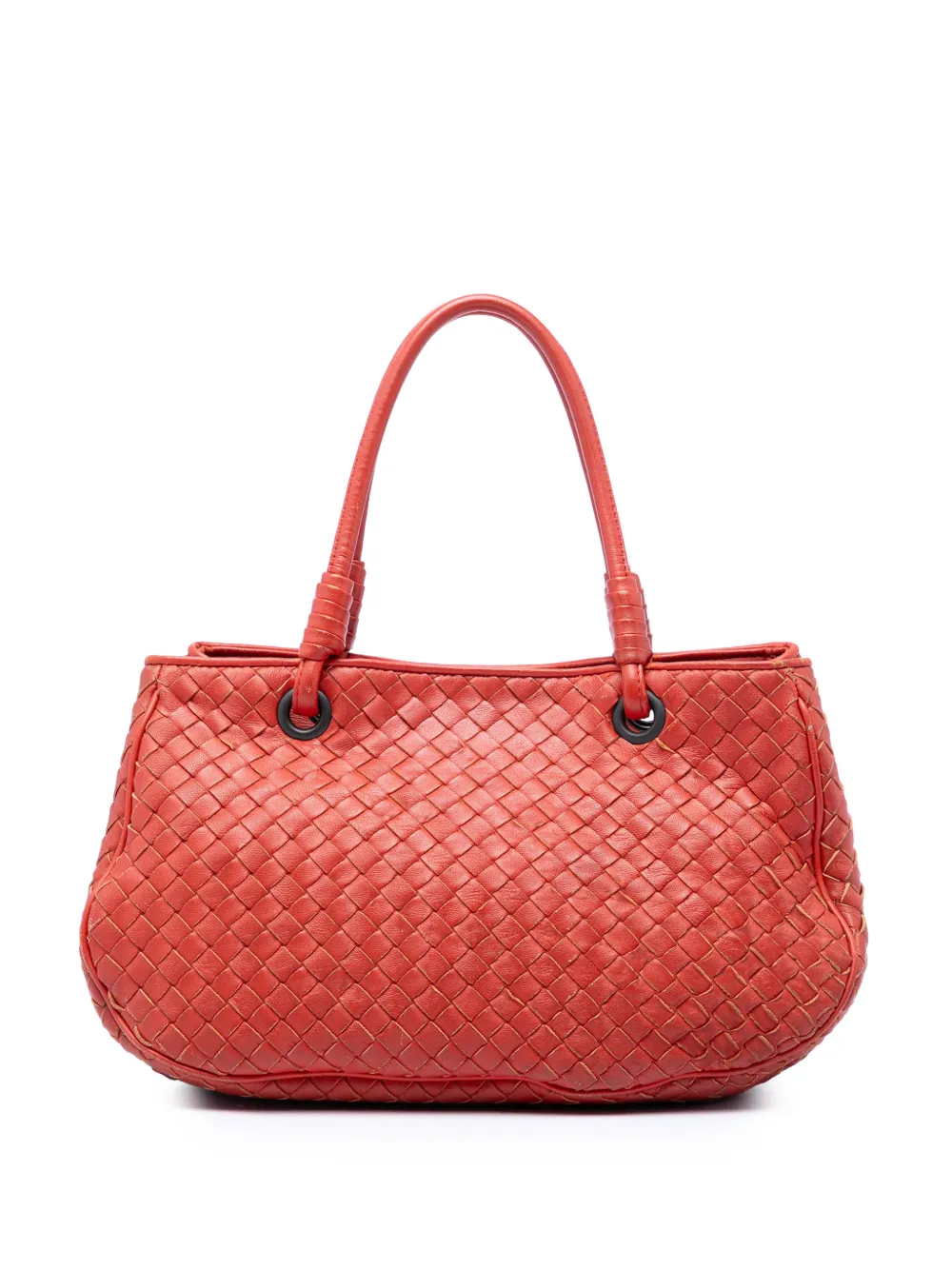 Bottega Veneta Pre-Owned 2012-2026 Nappa Intrecciato Top Handle Bag handbag - Arancione
