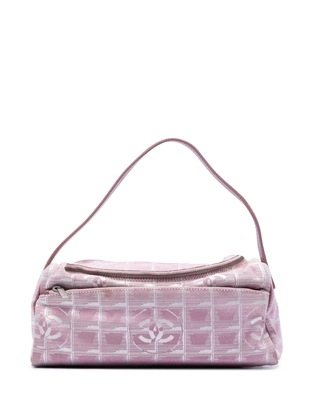 CHANEL Pre-Owned 2000-2002 Large New Travel Line Nylon vanity bag - Rosa