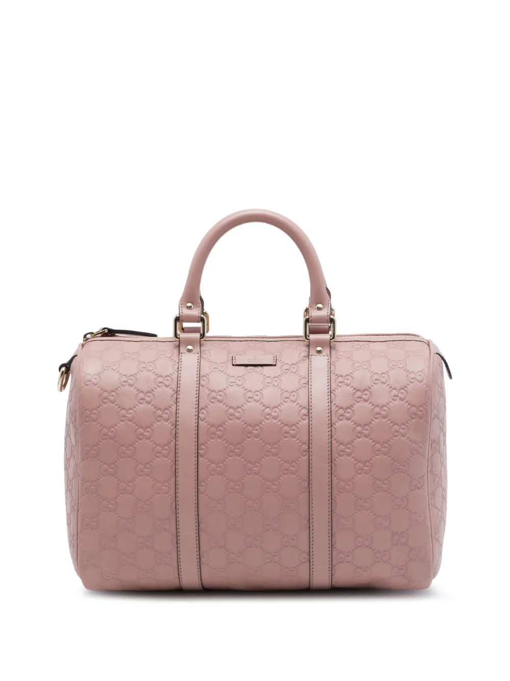 Gucci Pre-Owned 2016-2026 Medium Guccissima Joy boston bag - Rosa