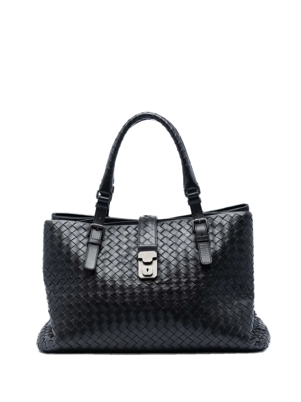 Bottega Veneta Pre-Owned 2012-2026 Medium Nappa Intrecciato Roma tote bag - Nero