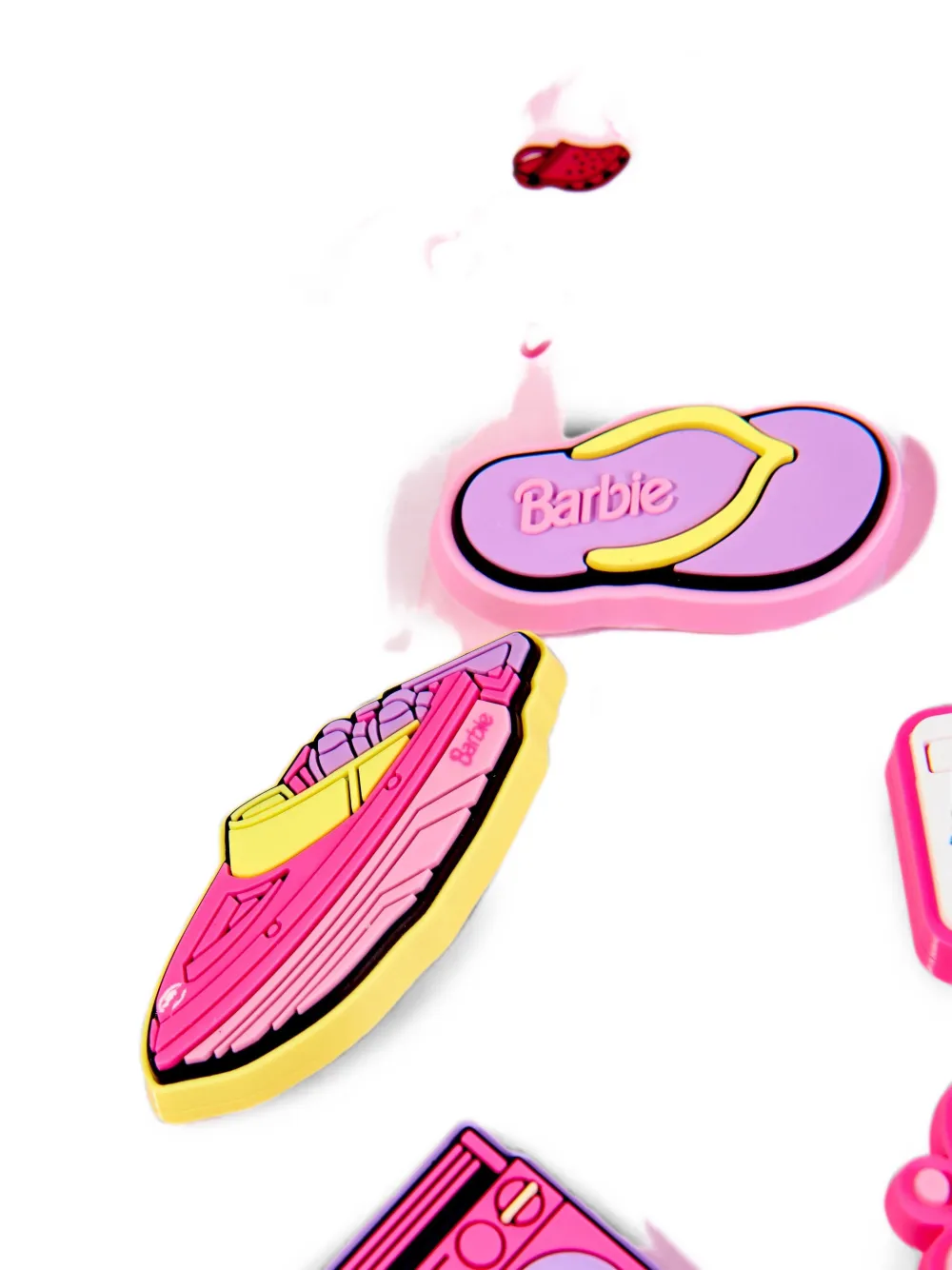 Crocs Kids Barbie Jibbitz™ shoe charms (set of five) Roze