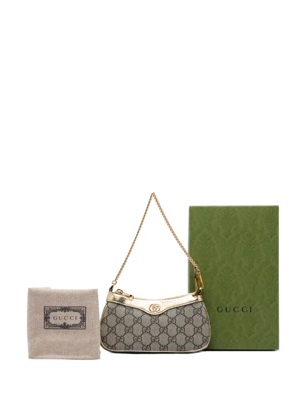 Gucci Pre-Owned 2016-2026 Small GG Supreme Ophidia Shoulder Bag