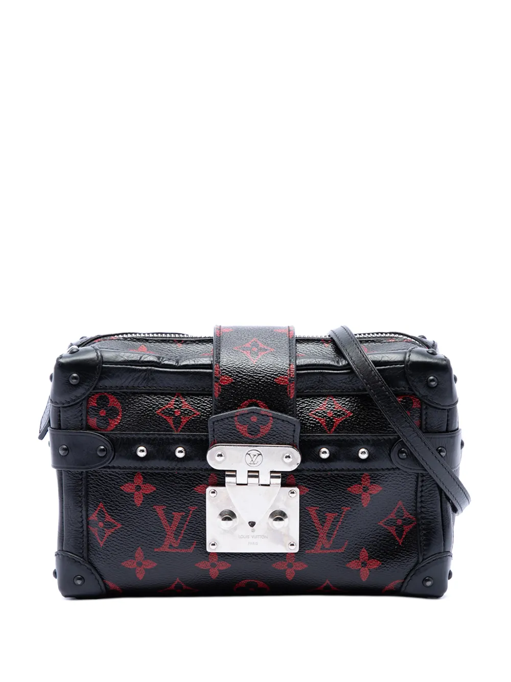 Louis Vuitton Pre-Owned 2015 Limited Edition Monogram Infrarouge Petite Malle Soft MM crossbody bag - Nero