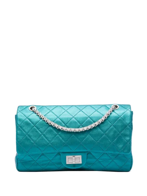 CHANEL Pre-Owned 2008-2009 Quilted Metallic Calfskin Reissue 2.55 Flap 227 shoulder bag