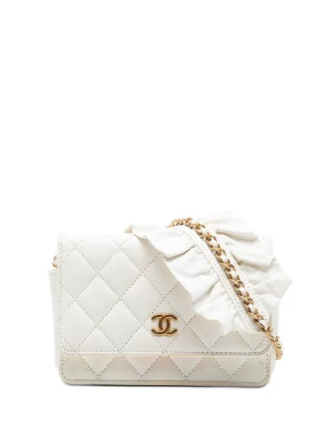CHANEL Pre-Owned 2020 Quilted Lambskin Romance Wallet On Chain crossbody bag