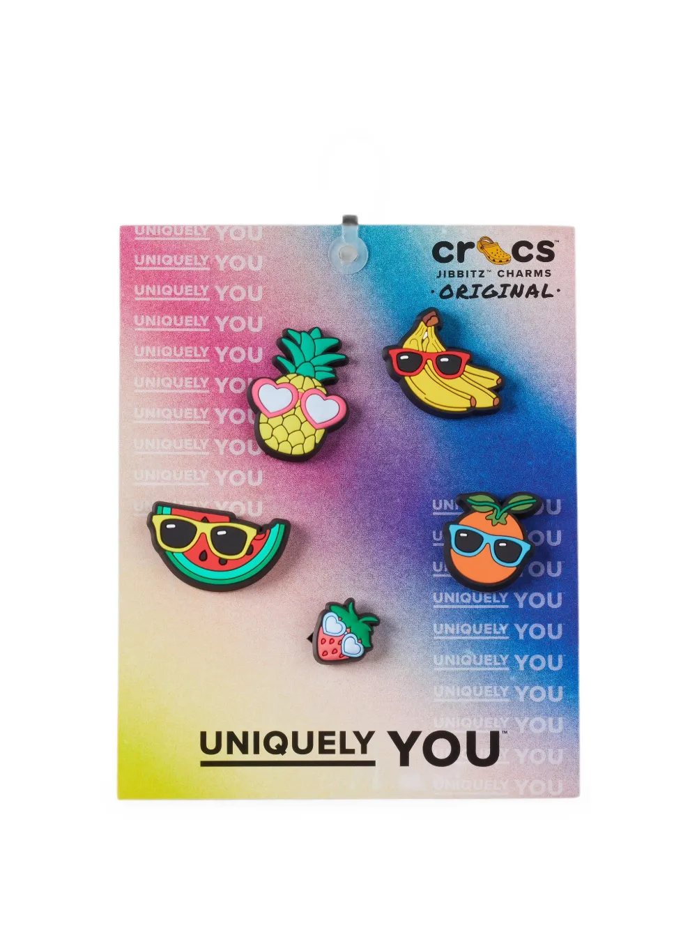 Crocs Kids Cute Fruit Jibbitz™ shoe charms (set of five) Zwart