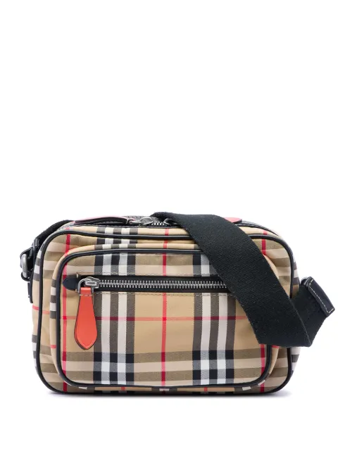 Burberry Pre-Owned 2000-2017 House Check Canvas Paddy crossbody bag