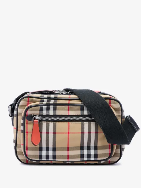 Burberry Pre-Owned 2000-2017 House Check Canvas Paddy crossbody bag