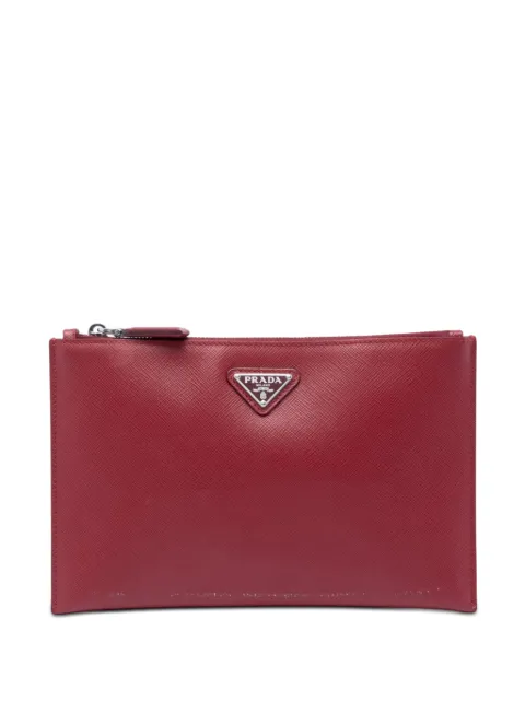 Prada Pre-Owned 2013-2026 Saffiano clutch bag