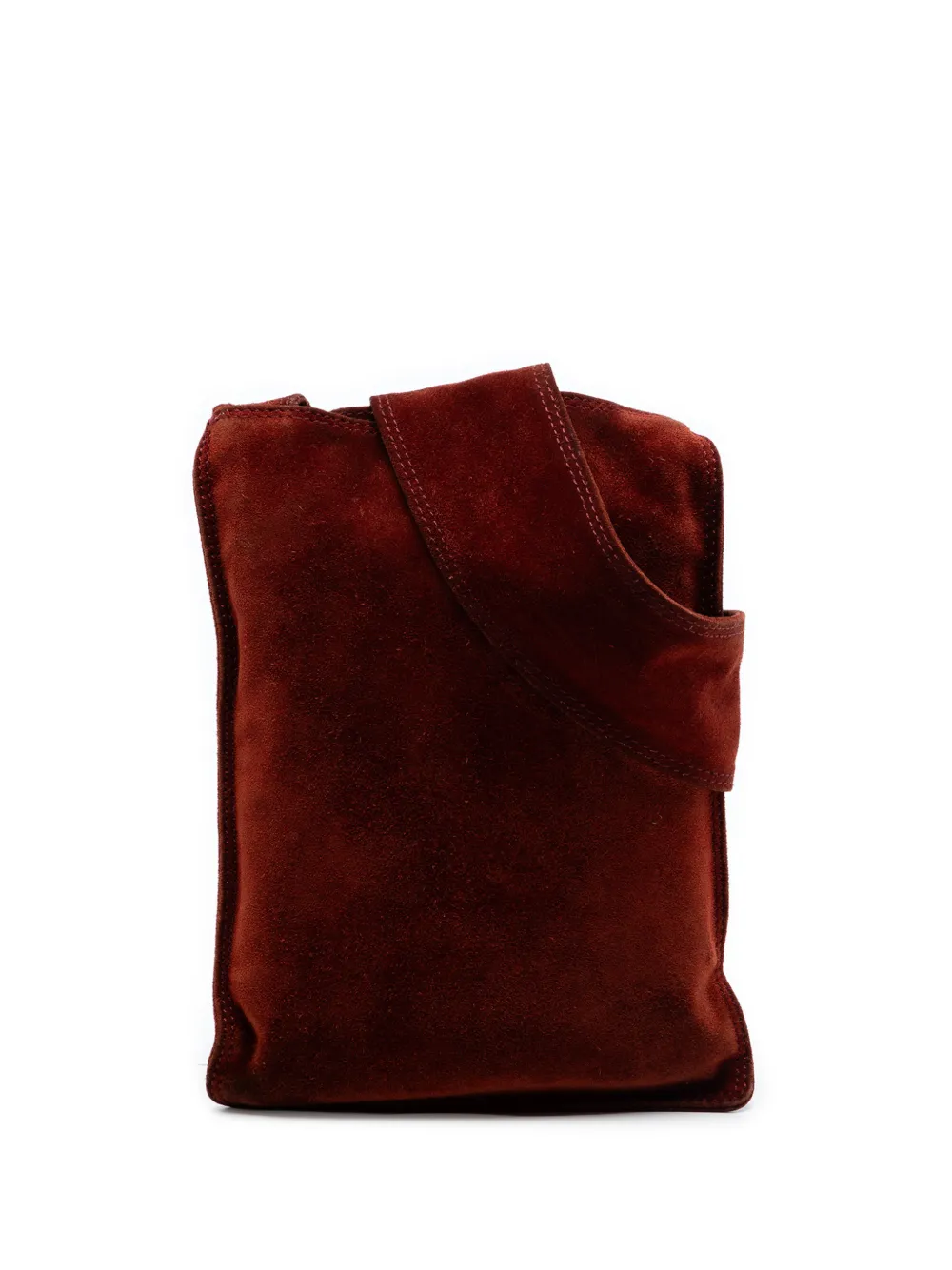 CHANEL Pre-Owned 1997-1999 Suede crossbody bag - Red