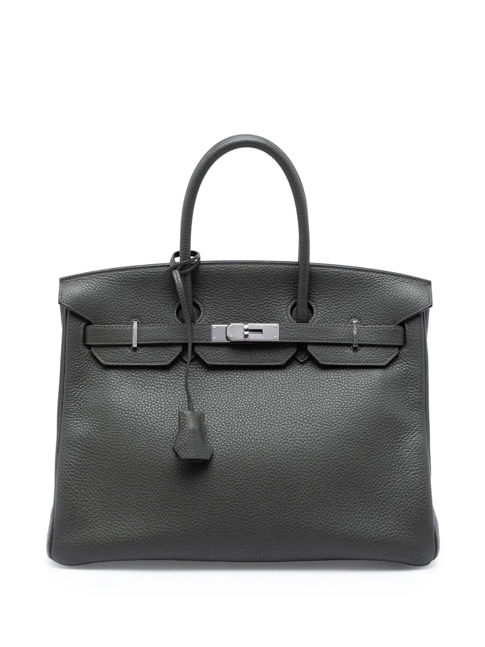 Hermès Pre-Owned 1997-2014 Clemence Birkin Retourne 35 handbag - Grigio